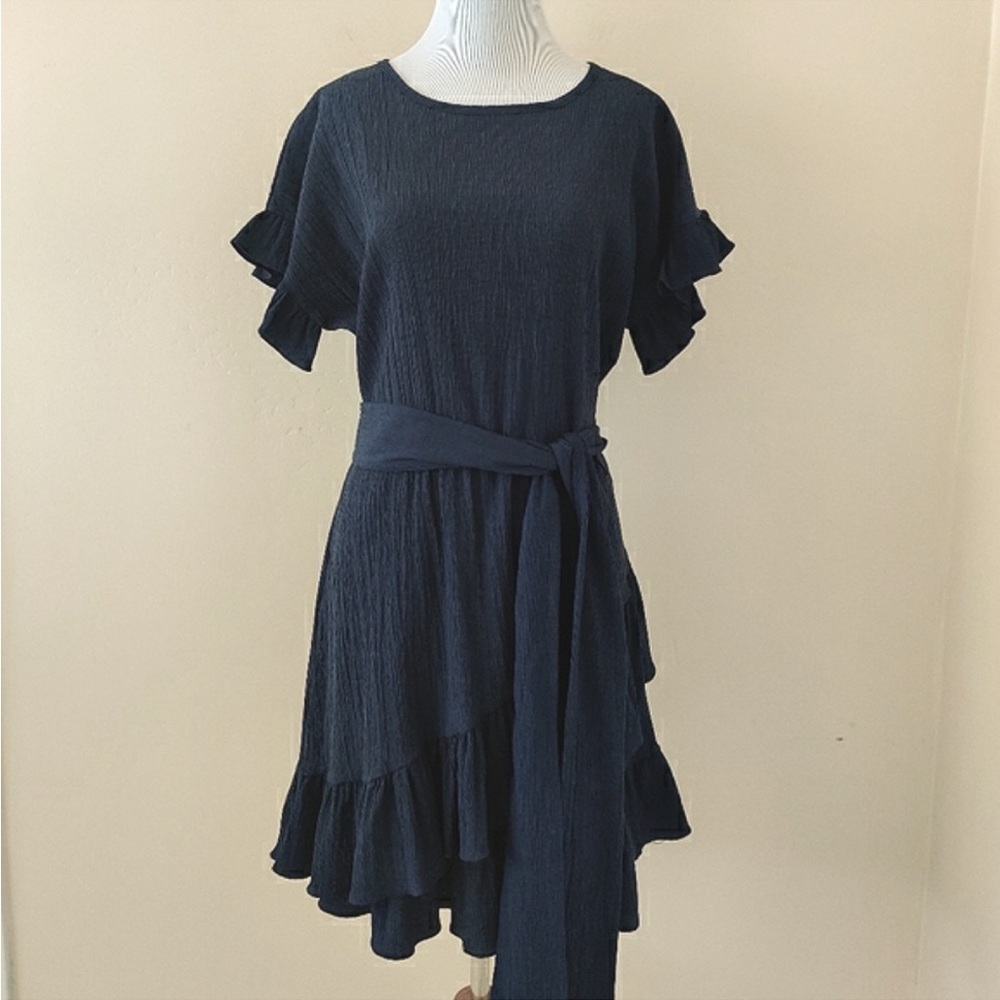 Stunning Michael Kors Asymmetrical Ruffle Dress